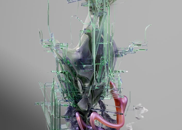 free photo of an artist s illustration of artificial intelligence ai this image explores how humans can creatively collaborate with artificial general intelligence agi in the future and how it can